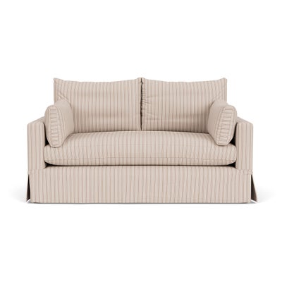 Large 2 Seater Sofa - Flax - Kingham Stripe