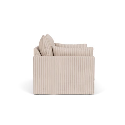 Large 2 Seater Sofa - Flax - Kingham Stripe