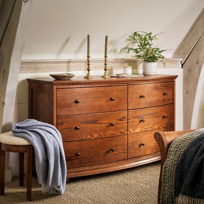 Low and Wide 6 Drawer Chest