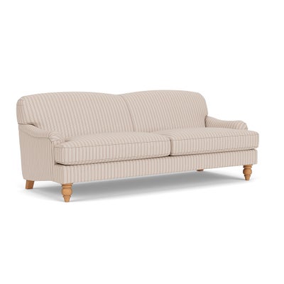 4 Seater - Flax - Kingham Stripe