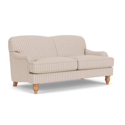 Large 2 Seater - Flax - Kingham Stripe