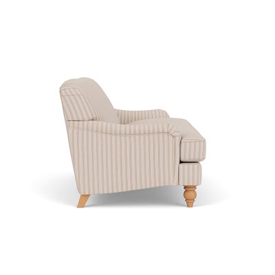 Large 2 Seater - Flax - Kingham Stripe