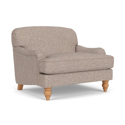 Love Seat - Natural Mix - Textured Weave