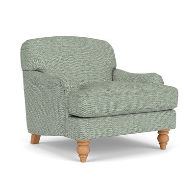 Armchair - Lake - Herringbone Weave