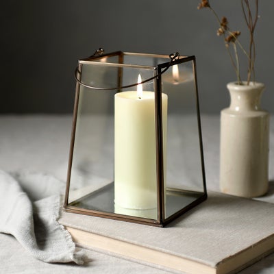 Deddington Antique Brass Lantern Medium