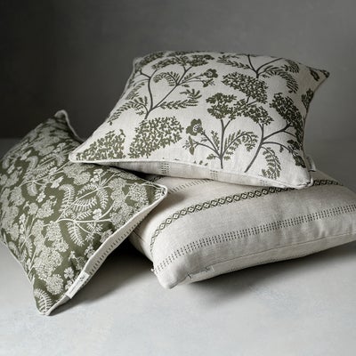 Madder Cutch and Co for The Cotswold Company Moss Cushion Bundle