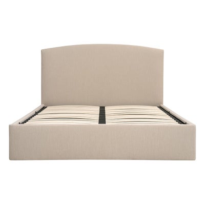 Kingsize Ottoman Bed - Sand