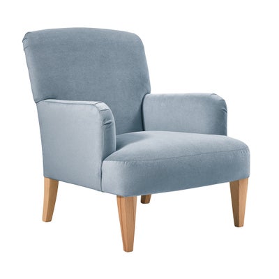 Evelyn - Armchair - Denim - Classic Velvet