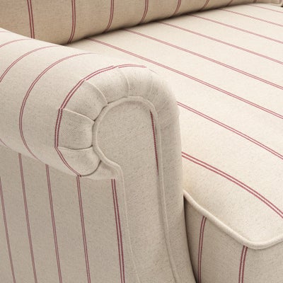 Large 2 Seater - Raspberry - Compton Stripe