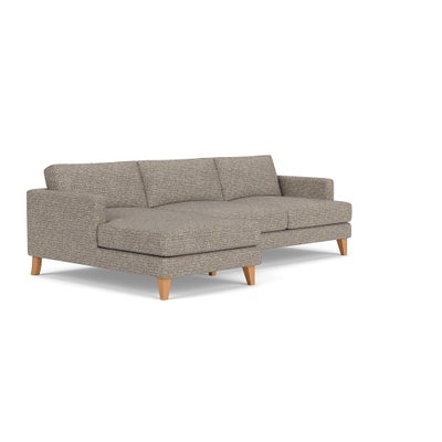 Chaise Large Left Hand - Shoreline Mix - Textured Weave