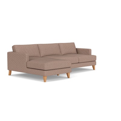 Chaise Large Left Hand - Autumn Mix - Textured Weave