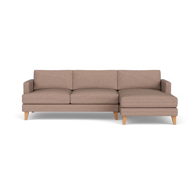 Chaise Large Right Hand - Natural Mix - Textured Weave