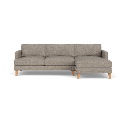 Chaise Large Right Hand - Autumn Mix - Textured Weave