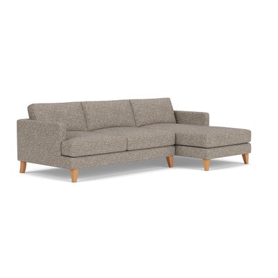 Chaise Large Right Hand - Autumn Mix - Textured Weave