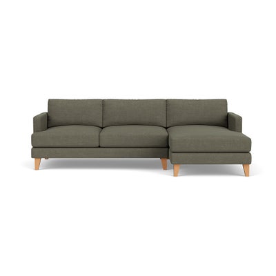 Chaise Large Right Hand - Deep Forest - Rustic Weave