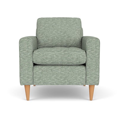 Armchair - Lake - Herringbone Weave