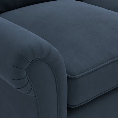 Chaise Large Right Hand - Night Sky - Matt Velvet