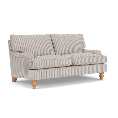 Large 2 Seater - Indigo - Kingham Stripe