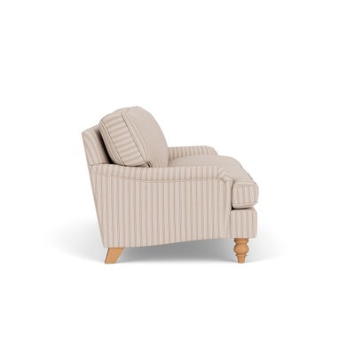 3 Seater - Flax - Kingham Stripe