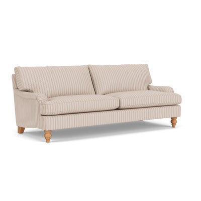 4 Seater - Flax - Kingham Stripe