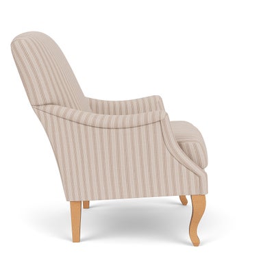 Armchair - Flax - Kingham Stripe