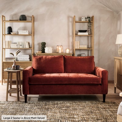 Large 2 Seater - Sky blue - House Linen Mix