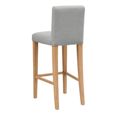 Upholstered Bar Stool Grey