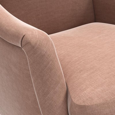 Armchair - Dusky Rose - Eco Chenille
