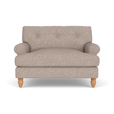 Love Seat - Natural Mix - Textured Weave