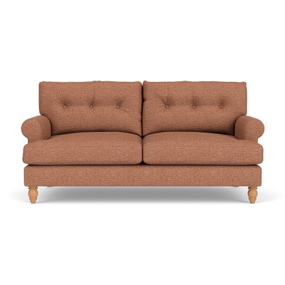 3 Seater - Brick - Herringbone Weave