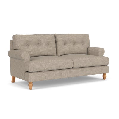 3 Seater - Natural - Herringbone Weave