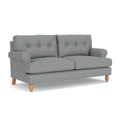 3 Seater - Navy - Herringbone Weave