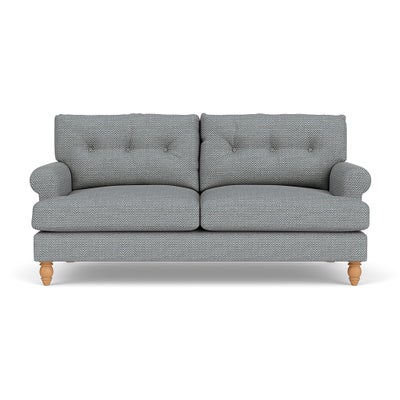 3 Seater - Navy - Herringbone Weave