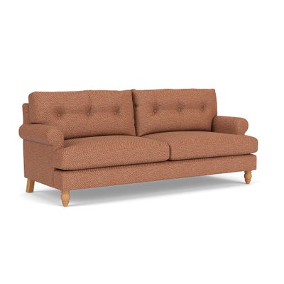 4 Seater - Brick - Herringbone Weave