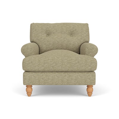 Armchair - Apple - Herringbone Weave