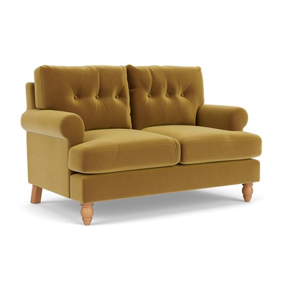 2 Seater - Mustard - Matt Velvet