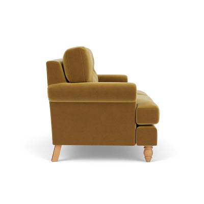 2 Seater - Mustard - Matt Velvet