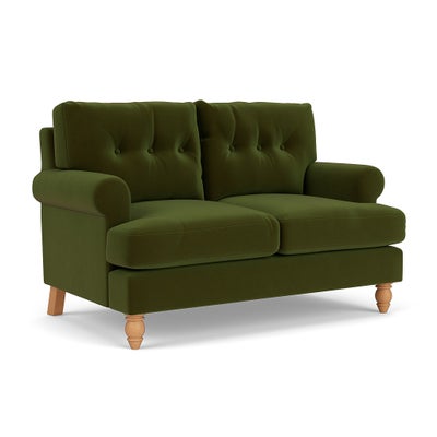 2 Seater - Forest Green - Matt Velvet