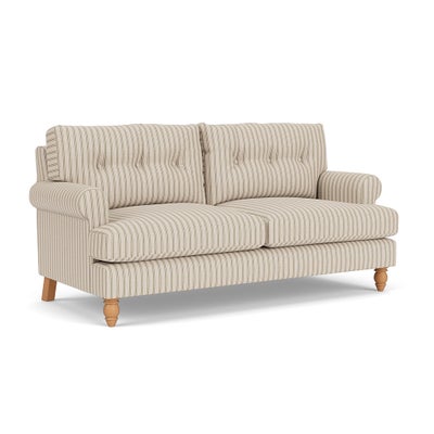 3 Seater Sofa - Sage - Kingham Stripe