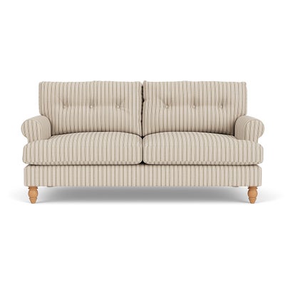 3 Seater Sofa - Sage - Kingham Stripe