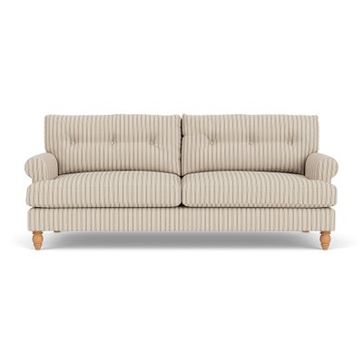 4 Seater Sofa - Sage - Kingham Stripe