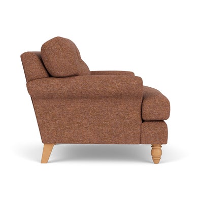 Armchair - Brick Marl - Aquaclean Oxford