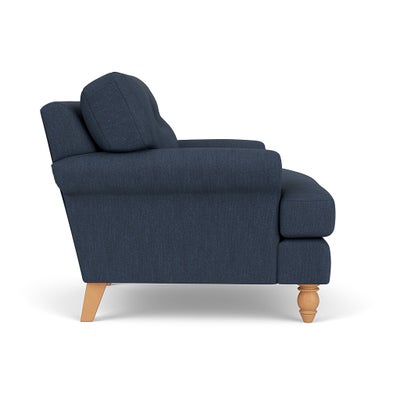 Armchair - Indigo - Luxury Italian Linen