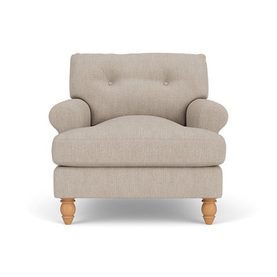 Armchair - Natural - Luxury Italian Linen