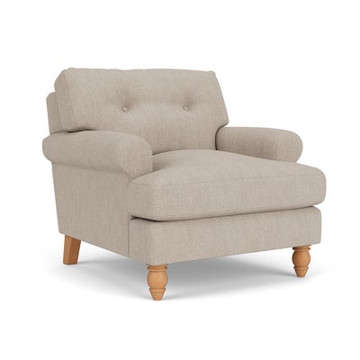 Armchair - Natural - Luxury Italian Linen