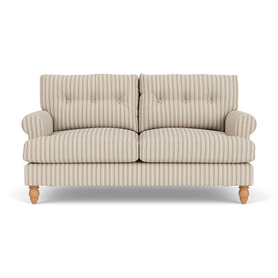 Large 2 Seater Sofa - Sage - Kingham Stripe