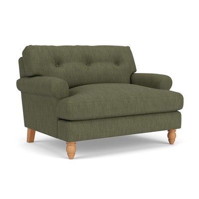 Love Seat - Fern - Luxury Italian Linen