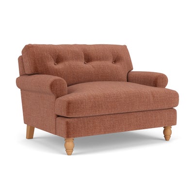 Love Seat - Cinnamon - Eco Chenille