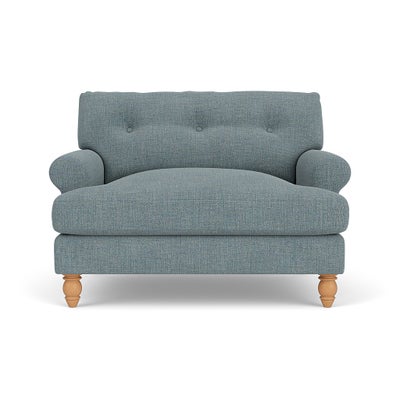 Love Seat - Teal marl - Rustic Weave