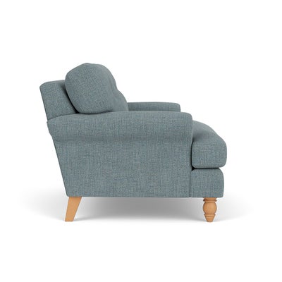 Love Seat - Teal marl - Rustic Weave